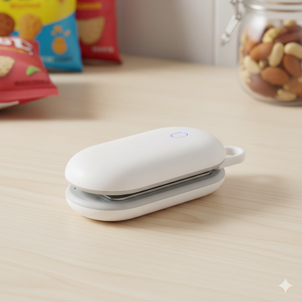 Mini Sealer Portable Heat Sealer Plastic Packaging Convenient Food Snacks Stickers And Seals