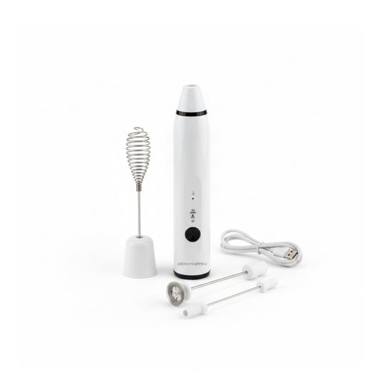2 In 1 Electric Rechargeable Coffee Beater And Milk Frother